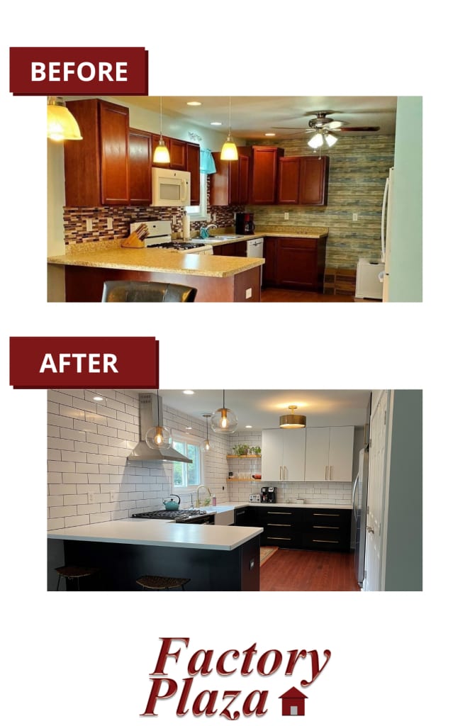 Custom quartz kitchen countertop installation in Massachusetts home