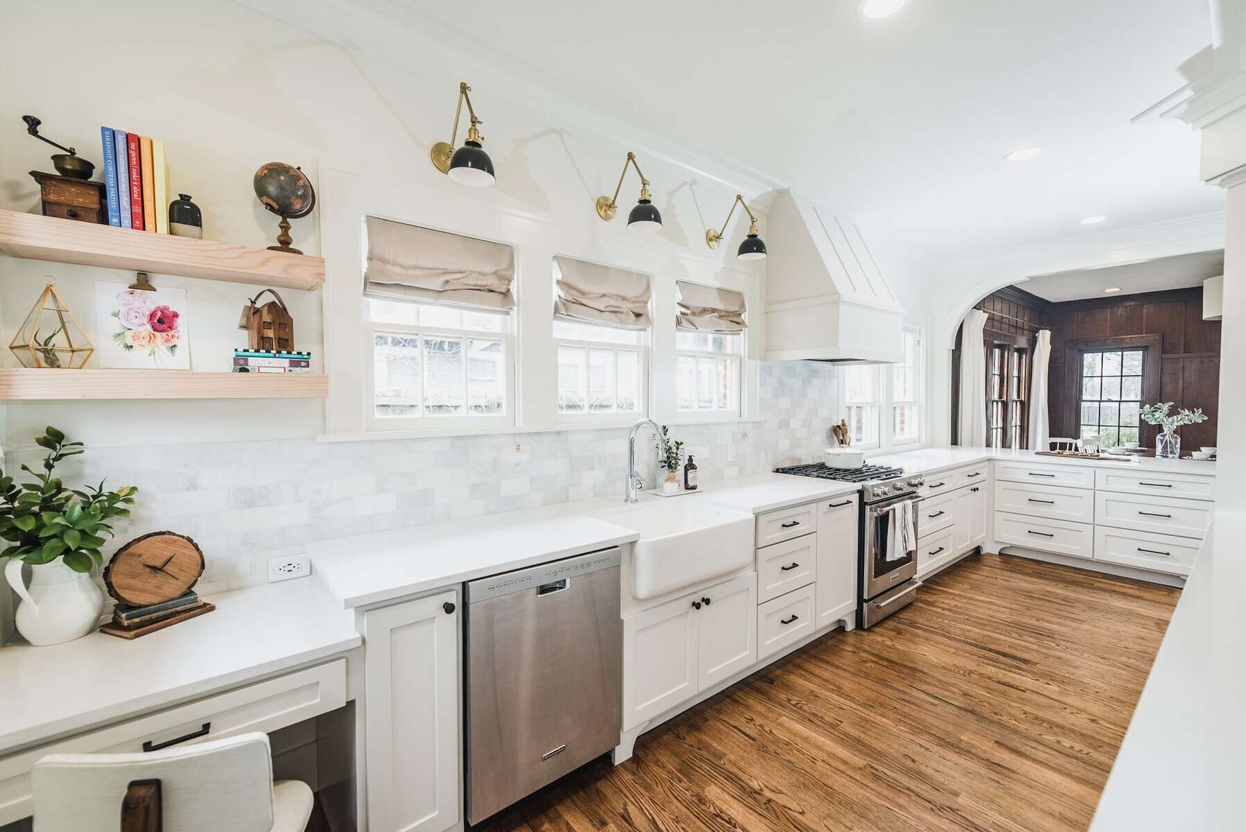 Kitchen renovation project near Concord MA by Spiral Interior Spaces