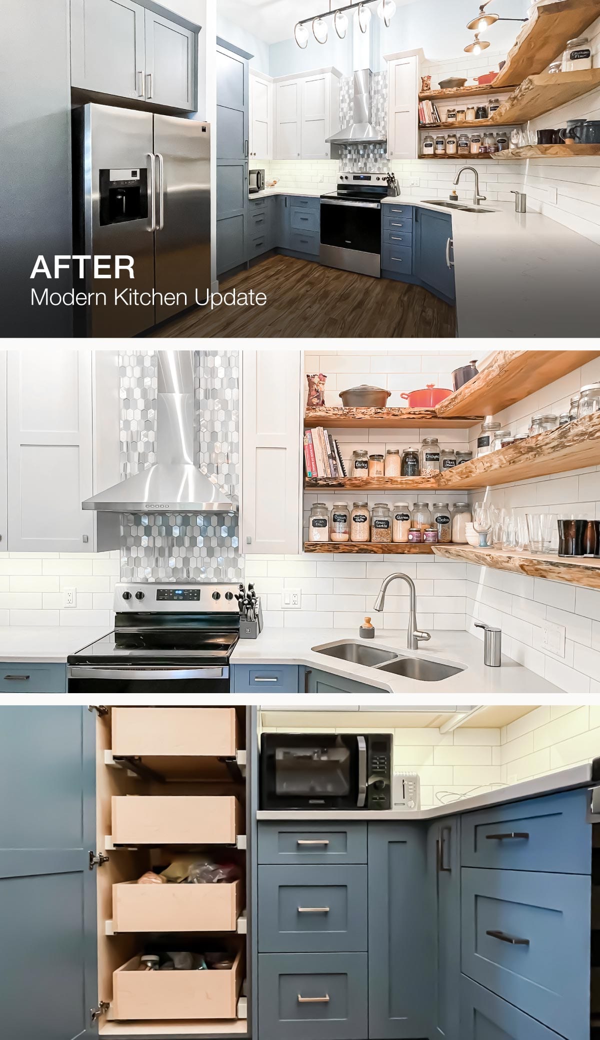 Kitchen renovation project near Boxborough MA by Spiral Interior Spaces