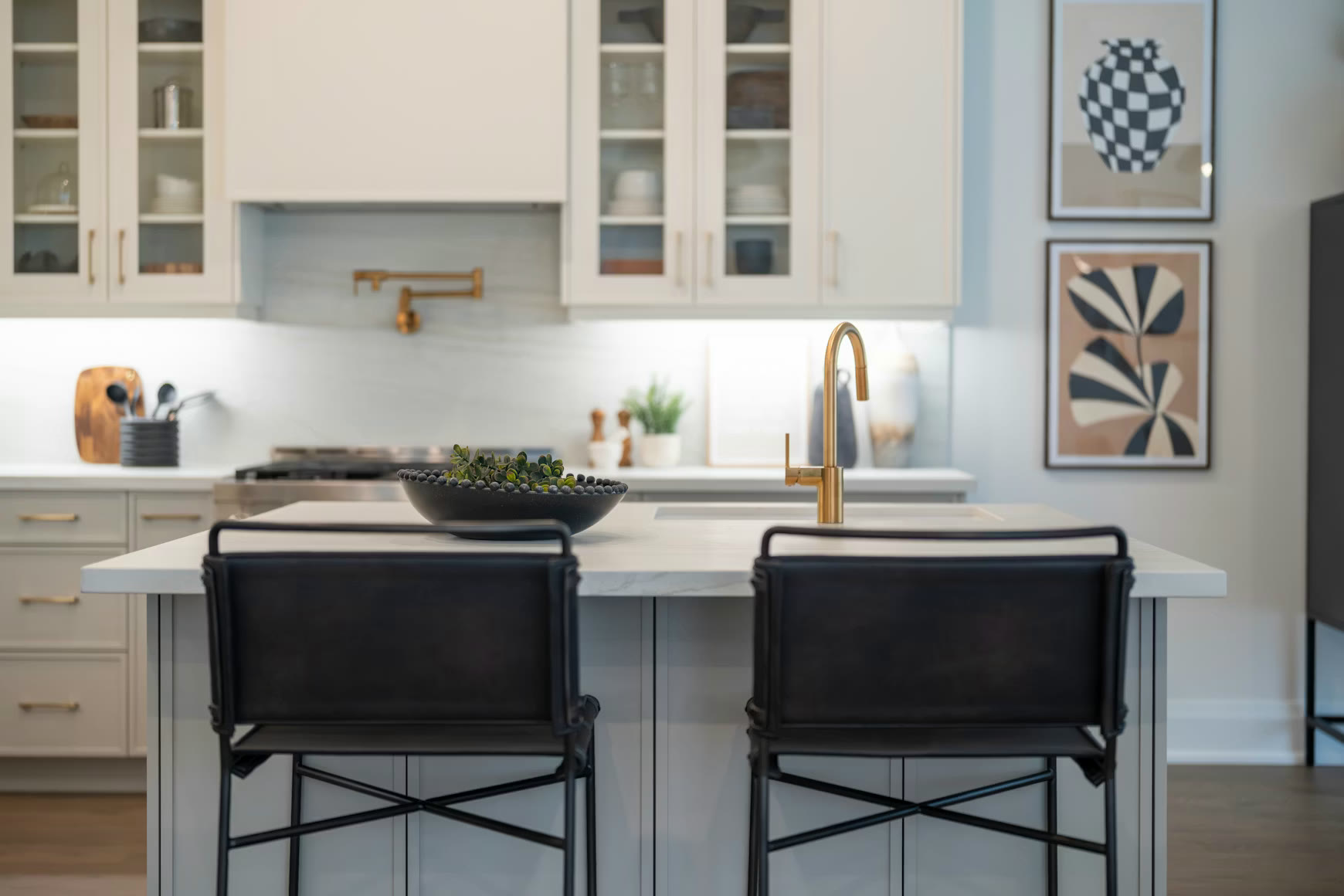 Kitchen renovation project near Concord MA by Spiral Interior Spaces