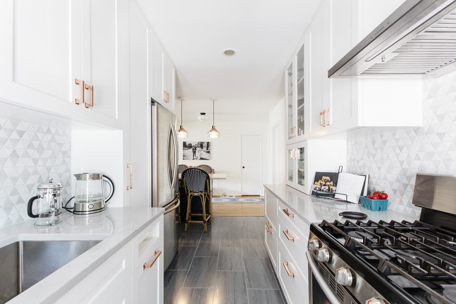 Kitchen renovation project near Maynard MA by Spiral Interior Spaces