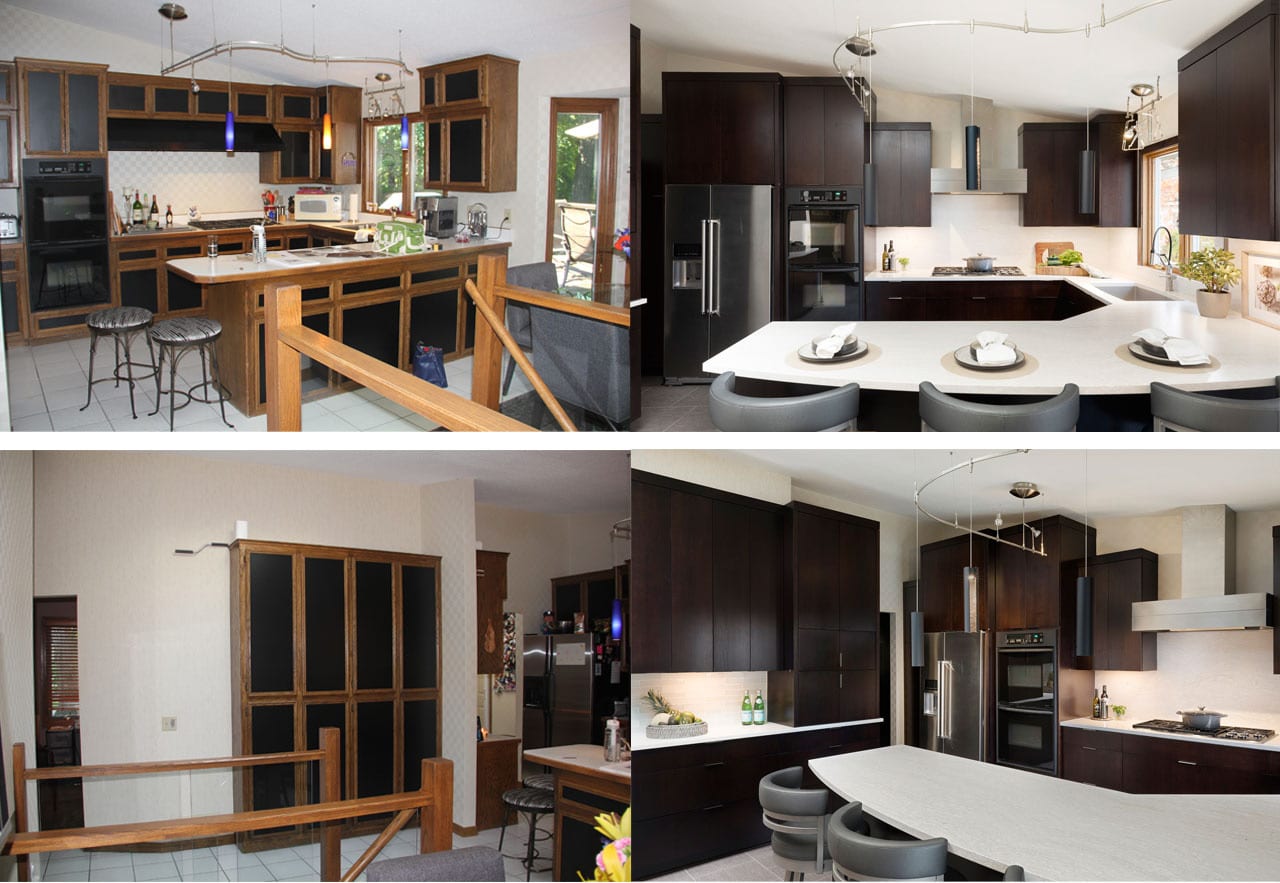Kitchen renovation project near Concord MA by Spiral Interior Spaces