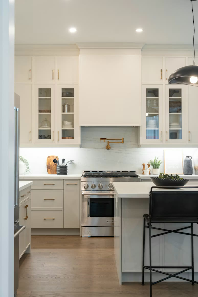Kitchen renovation project near Acton MA by Spiral Interior Spaces