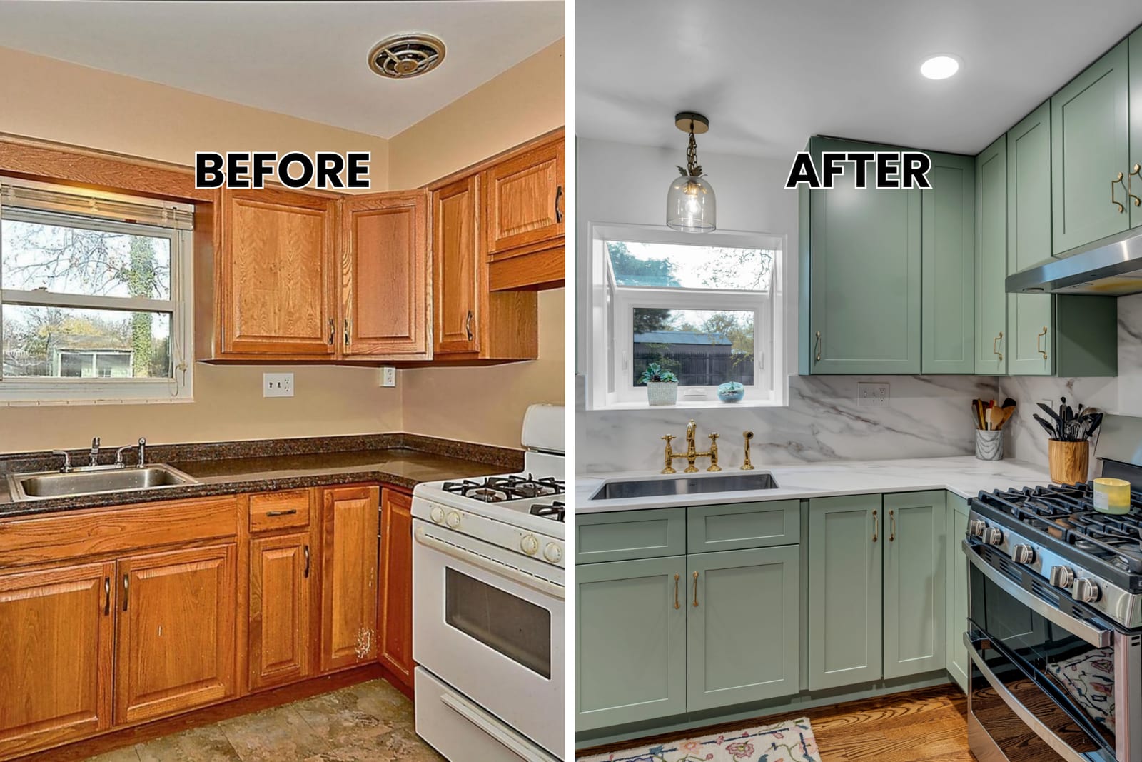 Beautiful Massachusetts kitchen remodel with white shaker cabinets, quartz countertops and subway tile backsplash