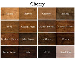 Cherry stain colors