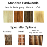 Hardwood samples